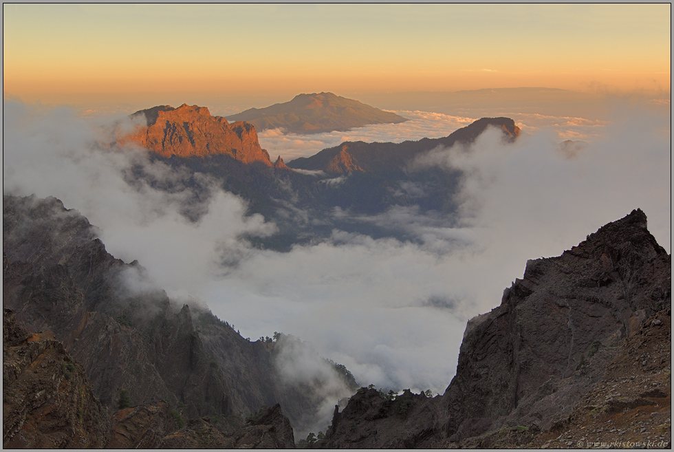 Bergglühen... Caldera *La Palma* am Roque de los Muchachos