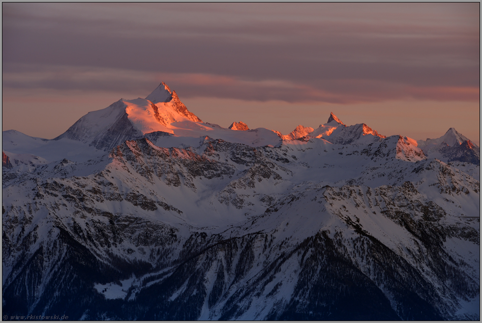 Alpenglühen... Alpen *Hochalpen*