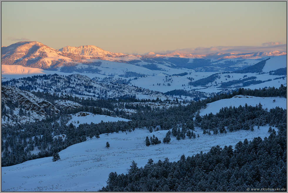 Talblick... Yellowstone Nationalpark *Nordamerika*