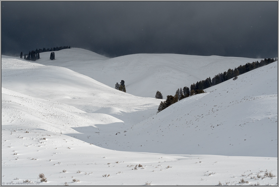 hell und dunkel... Wetterverhältnisse *Yellowstone National Park*