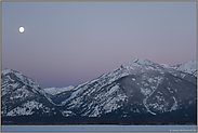 Monduntergang... Rocky Mountains *Wyoming*