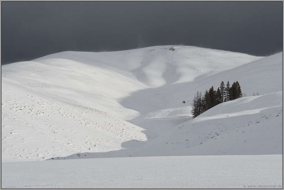 im Schutz des kleinen Tales... Wetterverhältnisse *Yellowstone National Park*