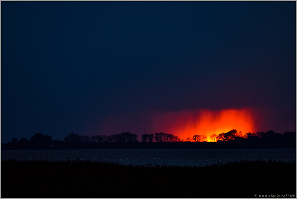 der Himmel brennt... Darßer Bodden *Mecklenburg-Vorpommern*